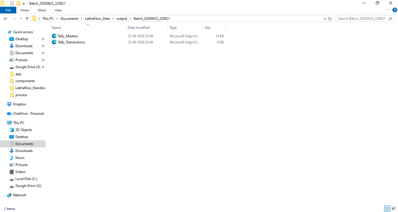 Generate XML